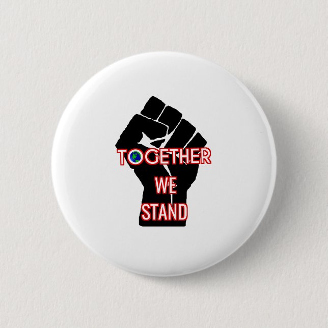Gemeinsam stehen wir button (Vorderseite)