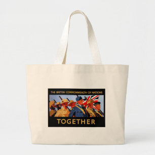 Gemeinsam ~ The British Commonwealth of Nations Jumbo Stoffbeutel