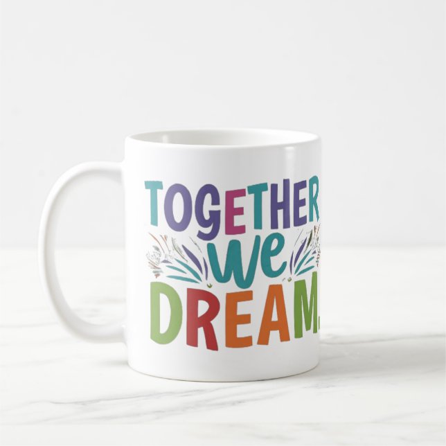 GEMEINSAM TRAUEN WIR KAFFEE-TASSE KAFFEETASSE (Links)