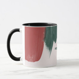 Gemeinsam und Merry | Modern Monogram Christmas Tasse