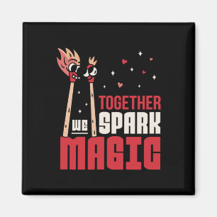 Gemeinsam verlieren wir die Liebe des Magic Couple Magnet
