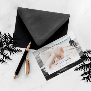 Gemeinsam zu Weihnachten Minimal Japandi Familie F