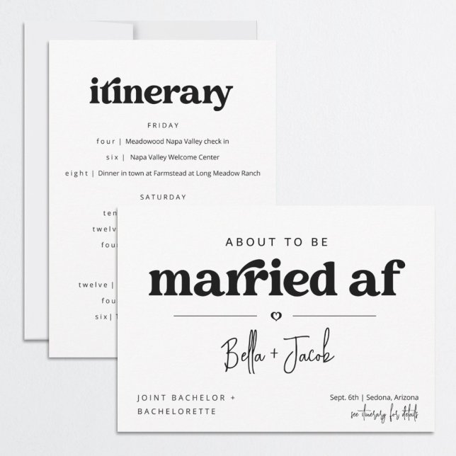 Gemeinsame Bachelor- und Junggeselinnen-Abschied-R Einladung (Von Creator hochgeladen)