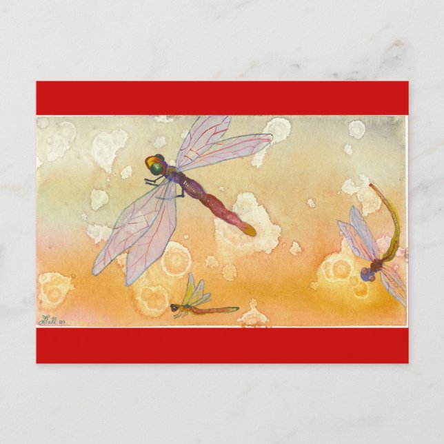 "Gemeinsame Drachen" Postkarte (Vorderseite)