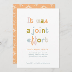 Gemeinsame Einladung für eine Baby-Dusche