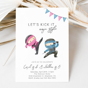 Gemeinsame Einladung von Ninja zum Geburtstag   Ge