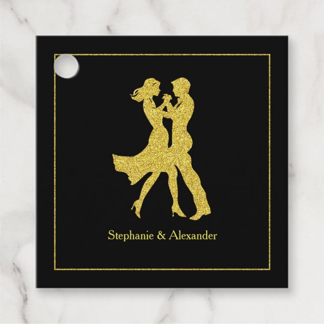 Gemeinsame Geburtstagspartei Erwachsene Golden Dan Geschenkanhänger (Vorderseite)