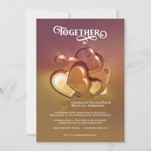 Gemeinsame Hochzeitsanzeige Ankündigung
