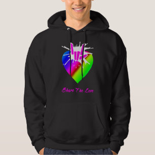 Gemeinsame Liebe für Jungen und Mädchen Hoodie