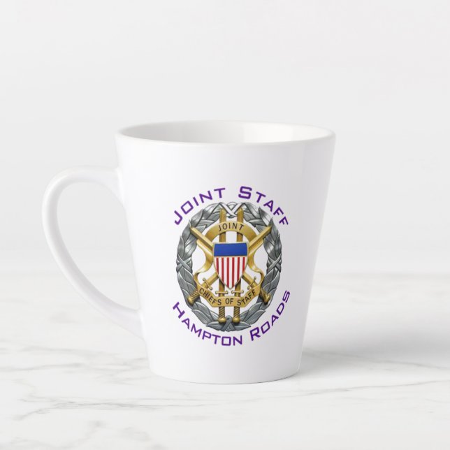 Gemeinsame Mitarbeiter - Hampton Road Latte Tasse (Links)