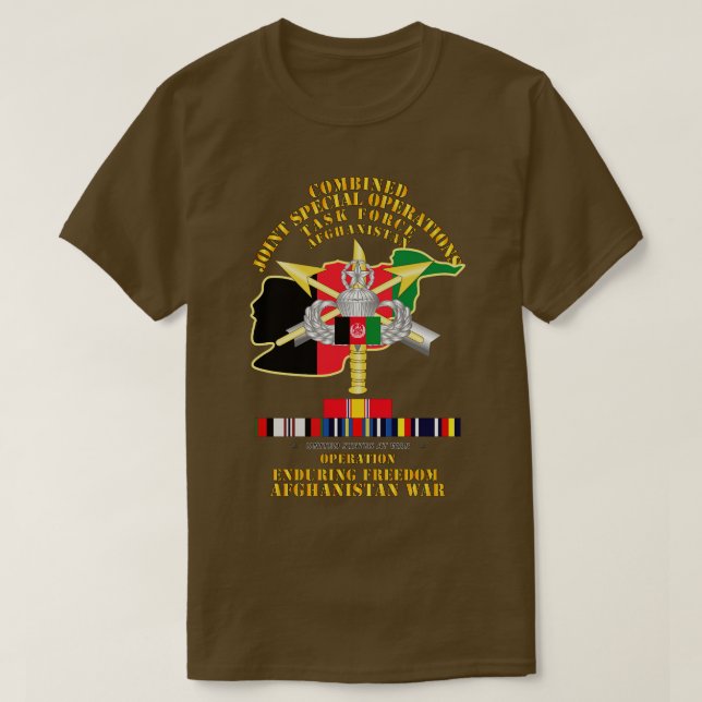 Gemeinsame Sondereinsatzgruppe OEF Afghan T-Shirt (Design vorne)
