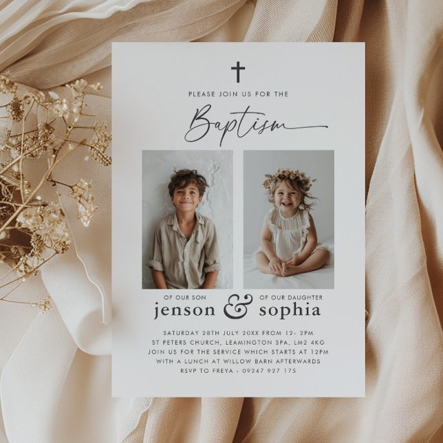 Gemeinsame Taufe 2 - Foto Einladung (Von Creator hochgeladen)