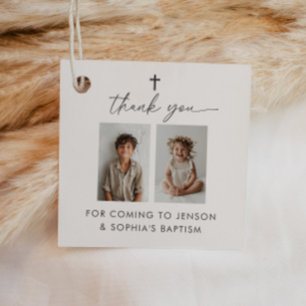 Gemeinsame Taufe 2 Foto Geschenkanhänger