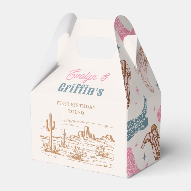 Gemeinsamer Western Geburtstagspartei - Vorzugshak Geschenkschachtel (Vorderseite)