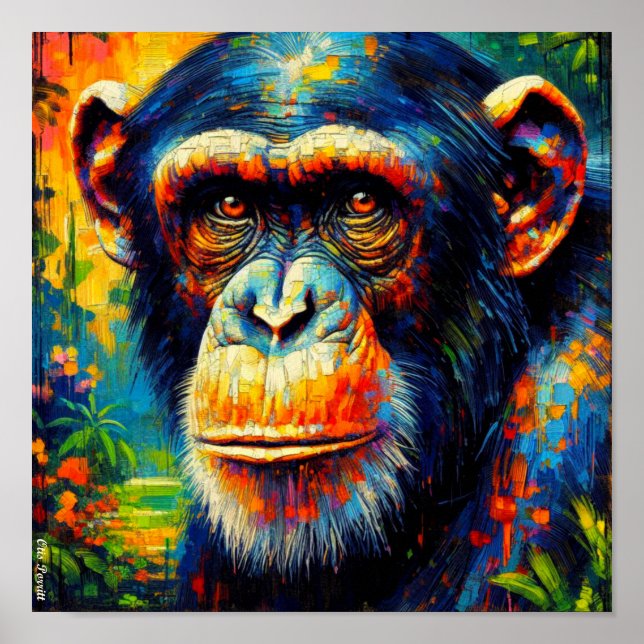 GEMEINSAMES CHIMPANZEI 10 POSTER (Vorne)