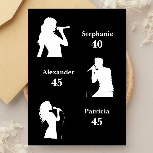 Gemeinsames Geburtstagtriple den Spaß Minimalistis Einladung (Von Creator hochgeladen)