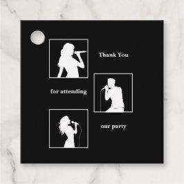 Gemeinsames Geburtstagtriple den Spaß Minimalistis Geschenkanhänger