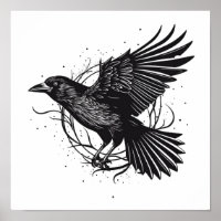Gemeinsames raven Crow Black Mysic Norly Flying De