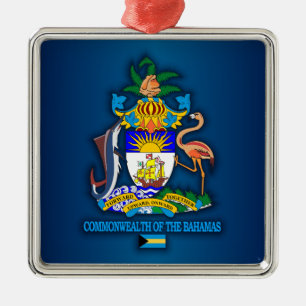 Gemeinschaft Bahamas COA Ornament Aus Metall