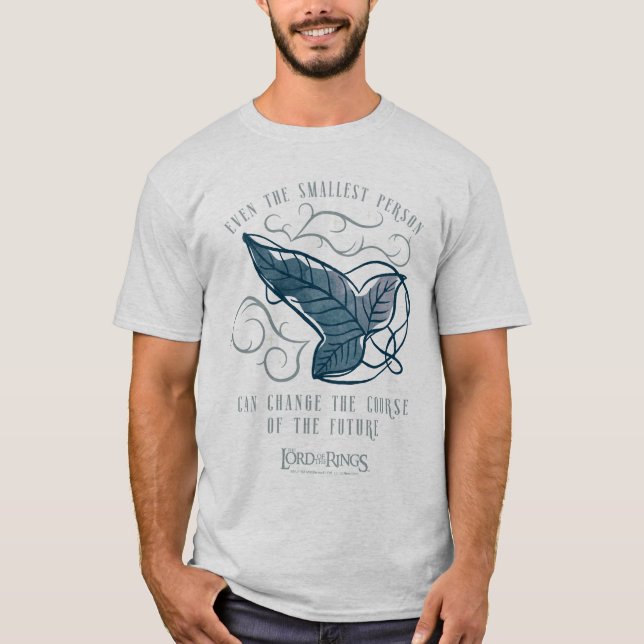 Gemeinschaft Elfisches Brosche Zitat Grafik T-Shirt (Vorderseite)