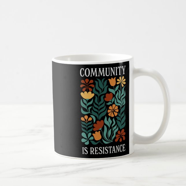 Gemeinschaft ist Widerstand  Kaffeetasse (Rechts)