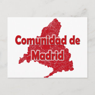Gemeinschaft Madrid Postkarte