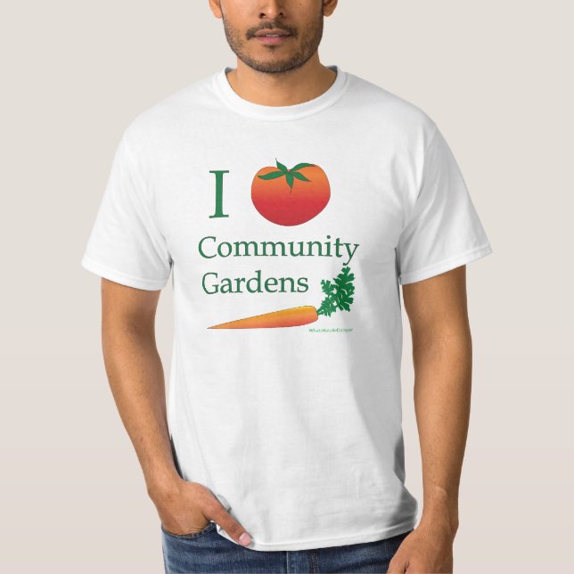 Gemeinschaftsgarten-Shirt T-Shirt (Vorderseite)