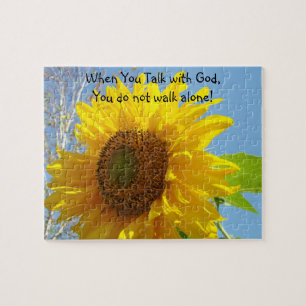 Gemeinschaftsgeschenke Sonnenblumen-Puzzle Mit Got Puzzle