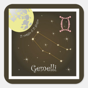 Gemelli 21 maggio al 21 giugno Aufkleber