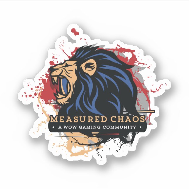 Gemessenes Chaos Aufkleber (Vorderseite)