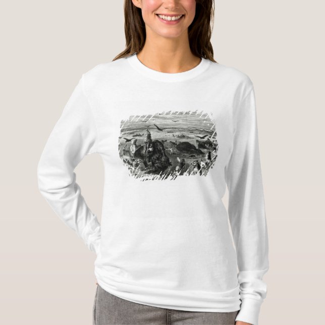 Gemetzel der Büffel auf den Ebenen T-Shirt (Vorderseite)