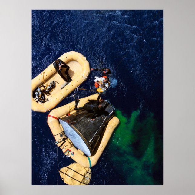 Gemini 11 Splashdown & Erholung Poster (Vorne)