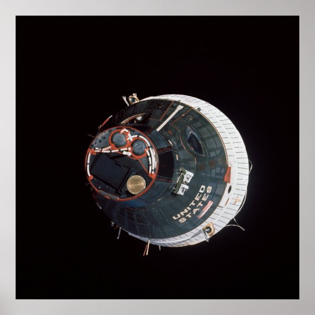 Gemini 7 Raumsonde wie von Gemini 6A aus betrachte Poster (Vorne)