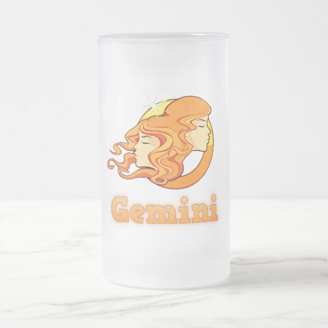 Gemini-Abbildung Mattglas Bierglas (Mittel)