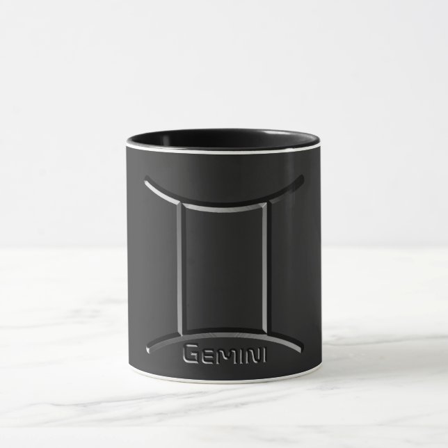 GEMINI, Abstract Design of the Zodiac Sign, Tasse (Zentrum)