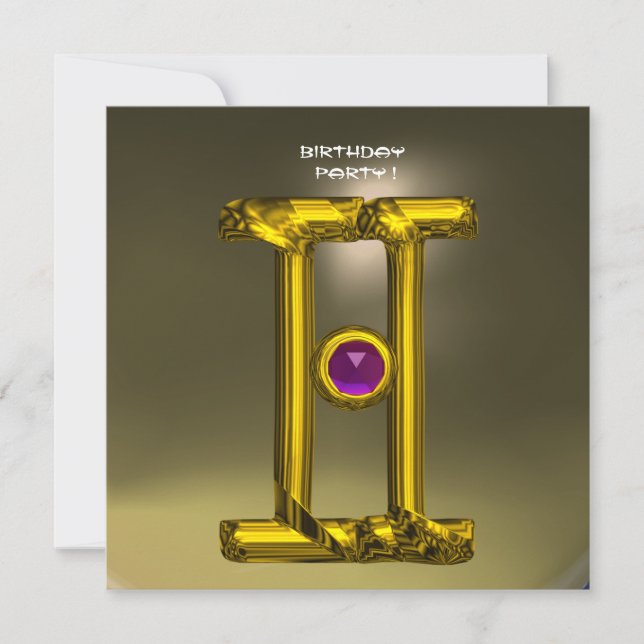 GEMINI ALEXANDRITE hellgelb, grau Ankündigung (Vorderseite)