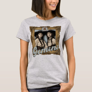 Gemini Astrologie Geburtszeichen Zodiac Vintage Zw T-Shirt