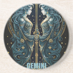 Gemini-Astrologie Getränkeuntersetzer