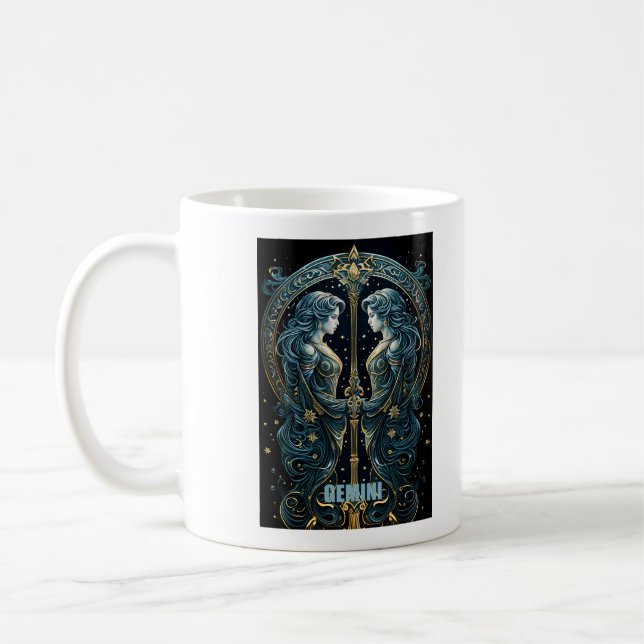 Gemini-Astrologie Kaffeetasse (Links)