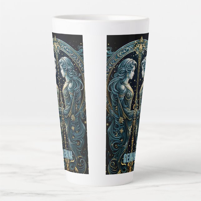 Gemini-Astrologie Milchtasse (Vorderseite)