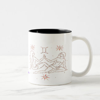 Gemini Astrologie-Tasse Zweifarbige Tasse