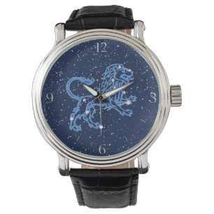 Gemini Astrologisches Zeichen und Konstellation Armbanduhr