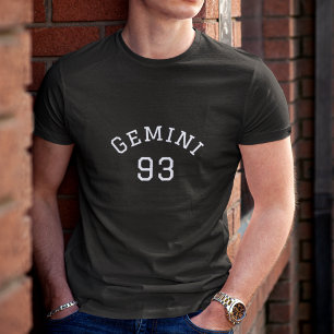 Gemini   Black Birthday T-Shirt