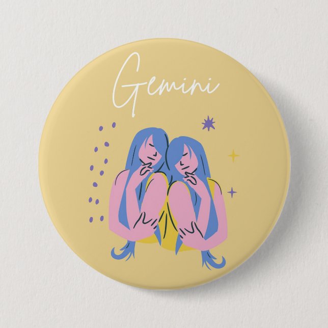 Gemini-Button-Abzeichen  Button (Vorderseite)