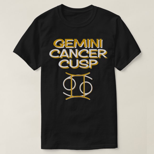 Gemini Cancer Cusp  T-Shirt (Design vorne)