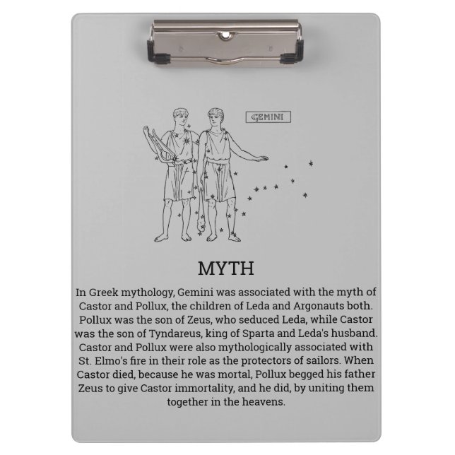 Gemini Clipboard Klemmbrett (Vorderseite)