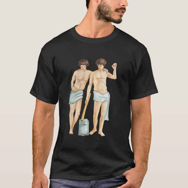 Gemini die Zwillinge zodiac Sternzeichen Rizinus P T-Shirt (Vorderseite)