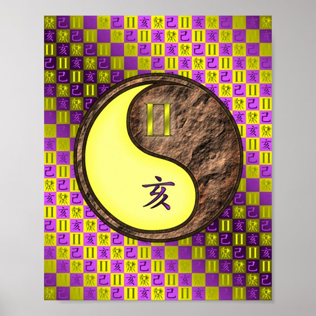 Gemini & Earth Boar Poster (Vorne)