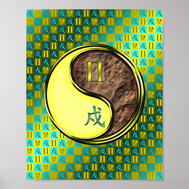 Gemini & Earth Dog Poster (Vorne)