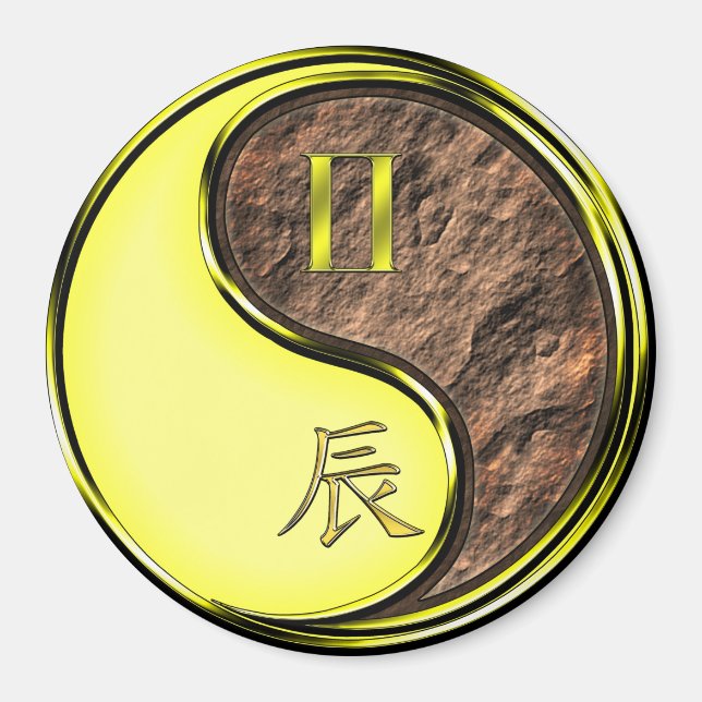 Gemini & Earth Dragon Magnet (Vorne)